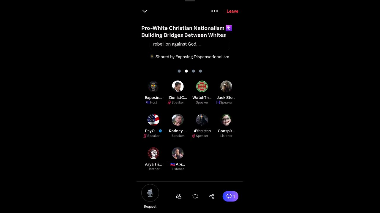 anti-Abrahamics crashes White Christian Nationalist space (part 1)