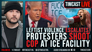 Leftists SHOOT COP In THE NECK At Ice Facility, Professor Warns CIVIL WAR Is Coming