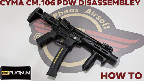 [DISASSEMBLY] CYMA CM.106 MP5 PDW - Disassembly for repairs and maintenance