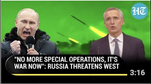"Russia's Warning of State of War Alarms West as NATO Fears Imminent Fall of Ukraine"