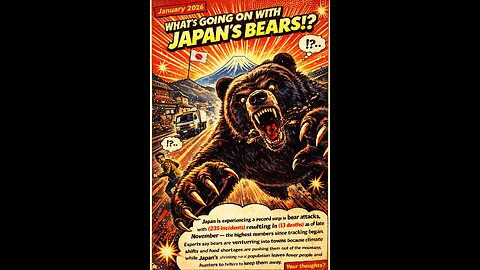 Japan's Bear Attacks - Country on Alert 🚨⚠️🐻