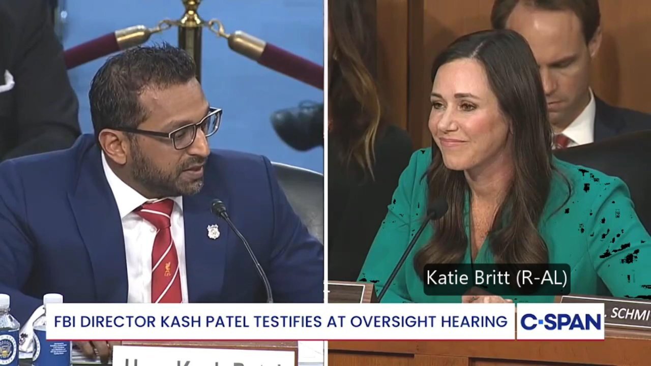 Katie Britt (R-AL) questions Kash Patel * 9/16/25