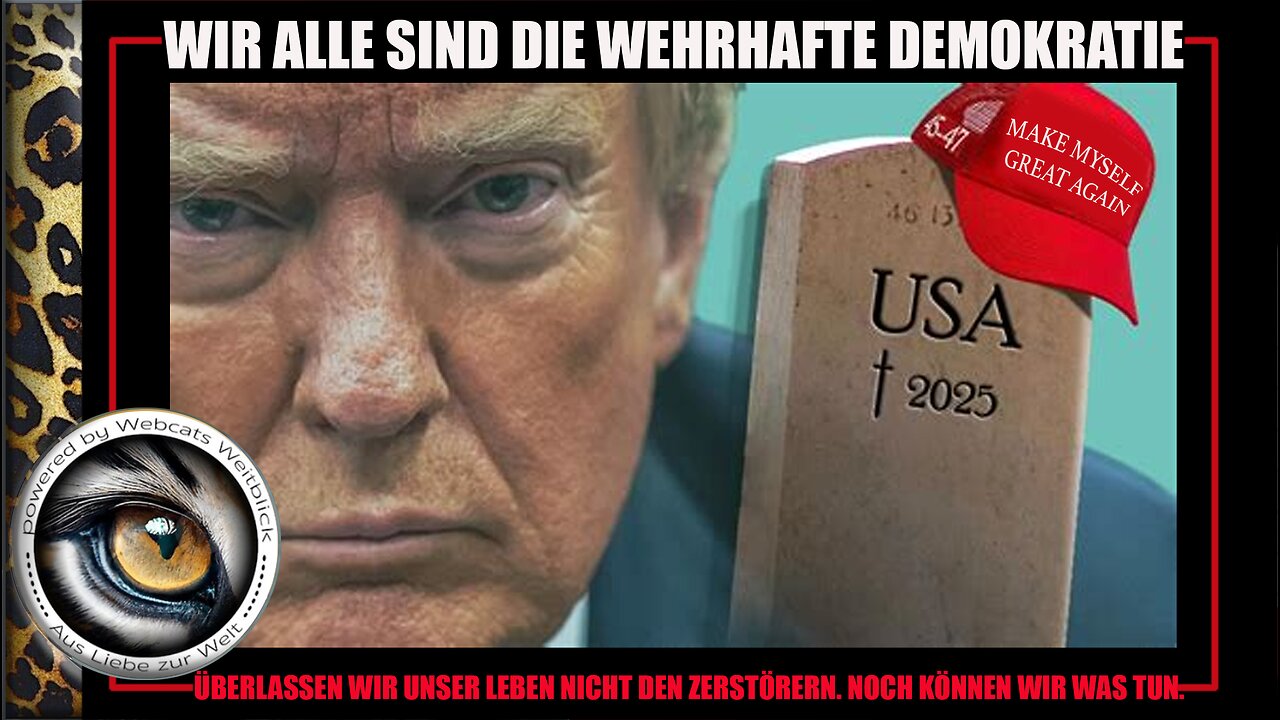 Demokratien am Abgrund! Wir tragen alle eine Verantwortung. Jeder hat eine Stimme.