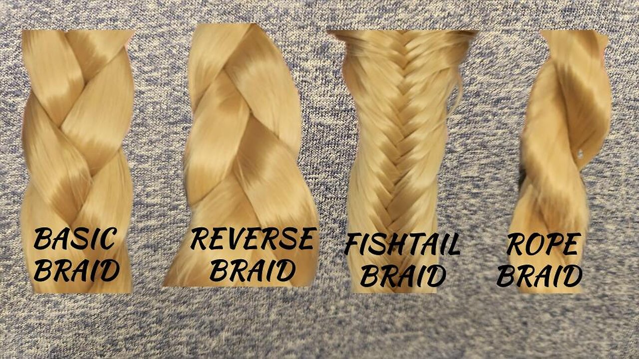 4 Basic Braids for Beginners