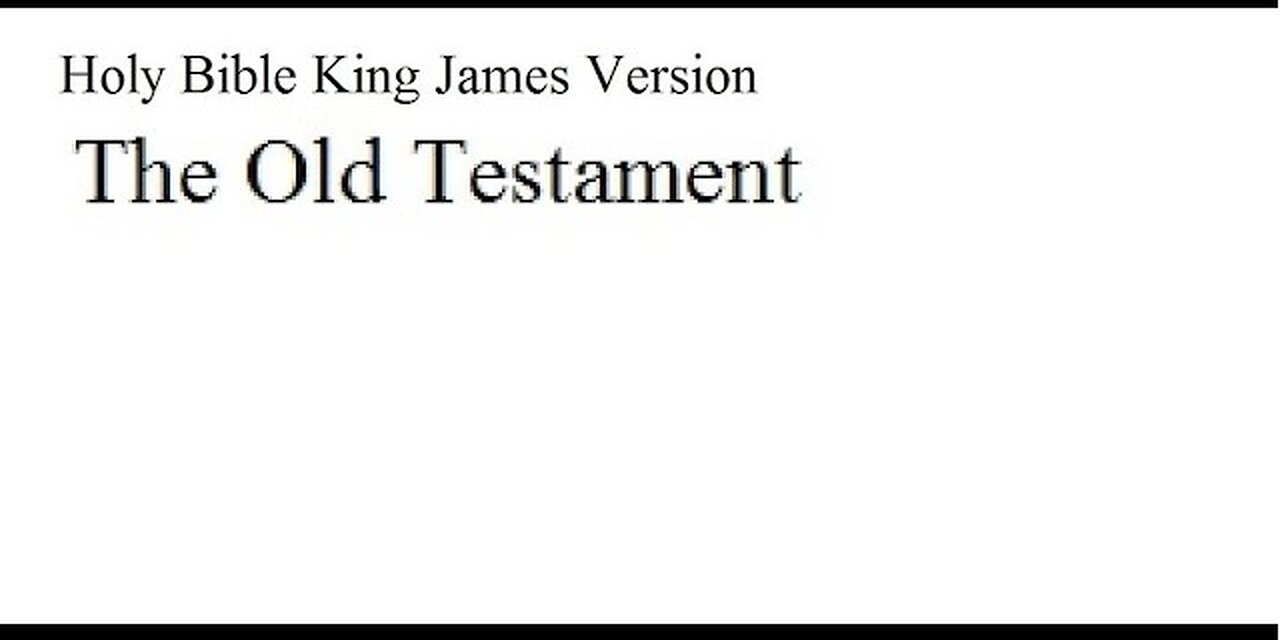 The Old Testament