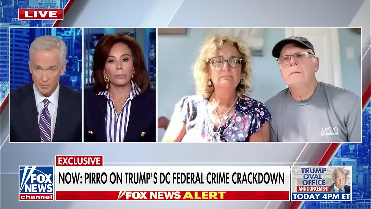 DEEPLY PERSONAL EXCHANGE BETWEEN JUDGE JEANINE PIRO and DC MURDER VICTIM'S PARENTS