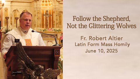 Follow the Shepherd, Not the Glittering Wolves