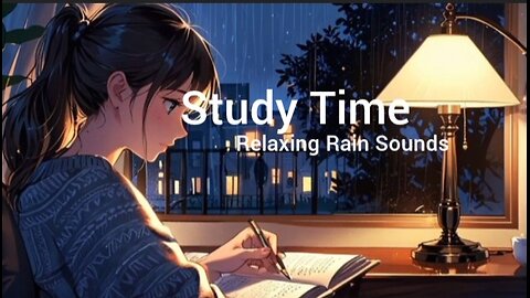 1 Hour Study Timer with Rain Sound | Deep Focus & Calm Study Session