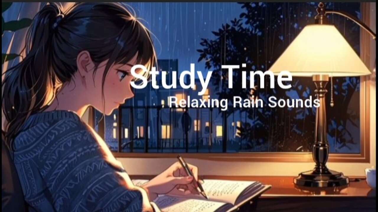 1 Hour Study Timer with Rain Sound | Deep Focus & Calm Study Session
