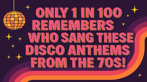 Who sang these disco songs?