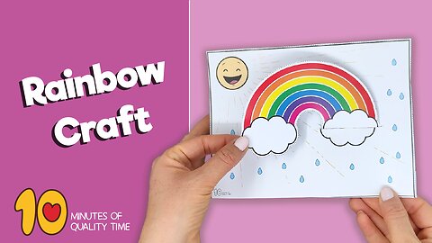 Rainbow Coming Out of a Cloud Craft