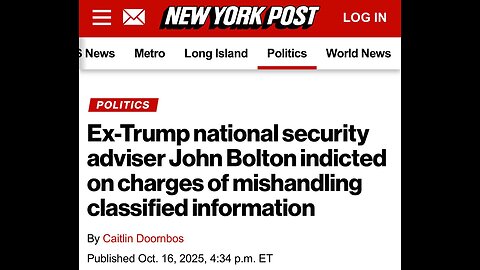 “A Bad Person”-POTUS (John Bolton)