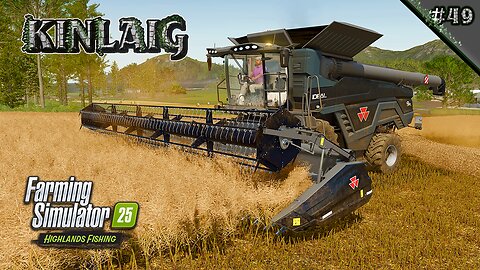 72,000 LITERS HARVESTED! MASSIVE WHEAT & CANOLA HAUL. 🌾🚜| Kinlaig Ep. 49 | Farming Simulator 25