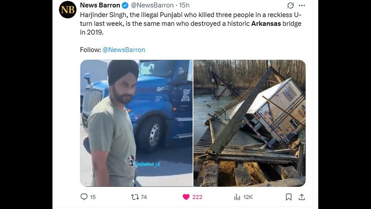 Illegal alien Harjinder Singh should have been deported after Arkansas 2019 incident