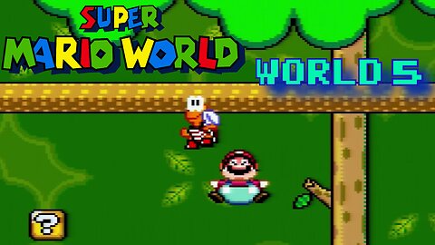 Super Mario World (Super Nintendo) - World 5: Forest of Illusion