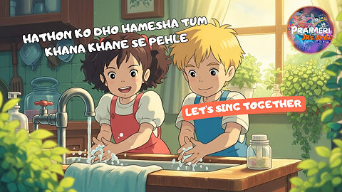 Hathon ko dho hamesha Tum khana khane se pehle | Let's Sing Together