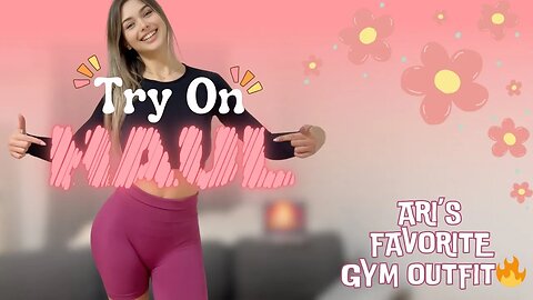 [4K] Get Ready With Ari ｜ MY FAVORITE GYM OUTFIT 勺 (2024)