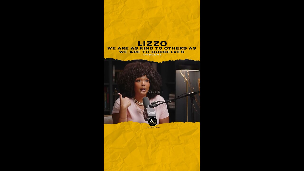 @lizzobeeating We are as kind to others as we are to ourselves