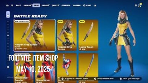 Fortnite Item Shop|May 10, 2025(*New* Hesper King Bundle)