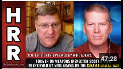 "Scott Ritter Discusses Israeli-Hamas War with Mike Adams in UN Weapons Inspector Interview"