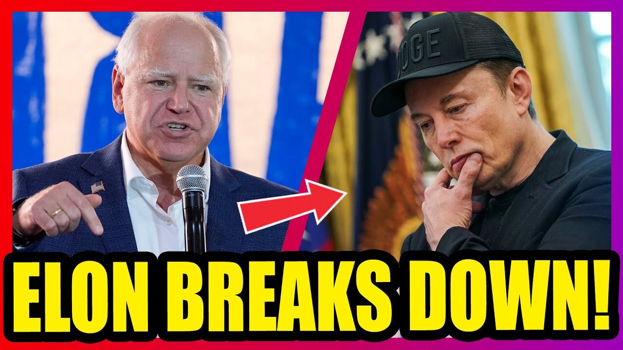 Walz PUBLICLY HUMILIATES Him On Live TV — Elon BREAKS DOWN!