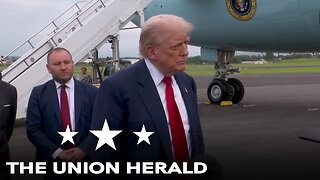 President Trump Holds a Press Gaggle in Prestwick, United Kingdom