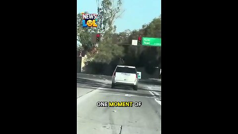 showing his middle finger 🖕 to another driver… this happened. 🚗