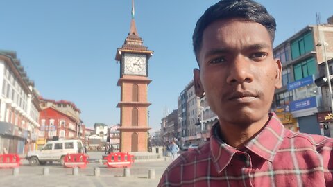Clock tower Lal Chowk Srinagar Kashmir
