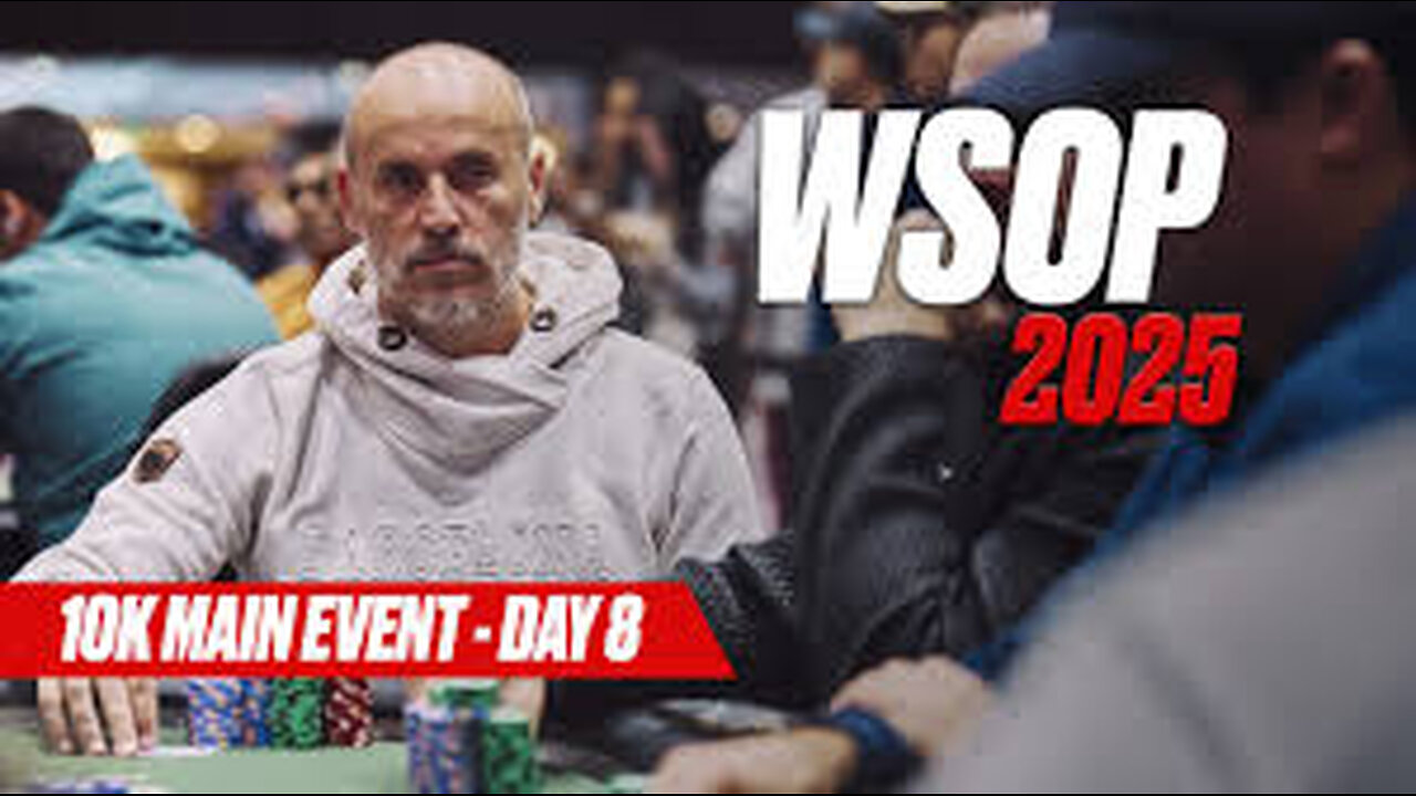 $10,000 Main Event | Day 8 part 1 | WSOP 2025 - FULL LIVE STREAMING ONLY IN ITALIAN LANGUAGE