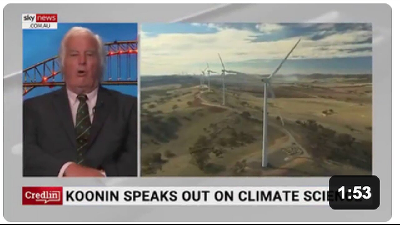 "There is no climate emergency... It is a con. It's not underpinned by science."