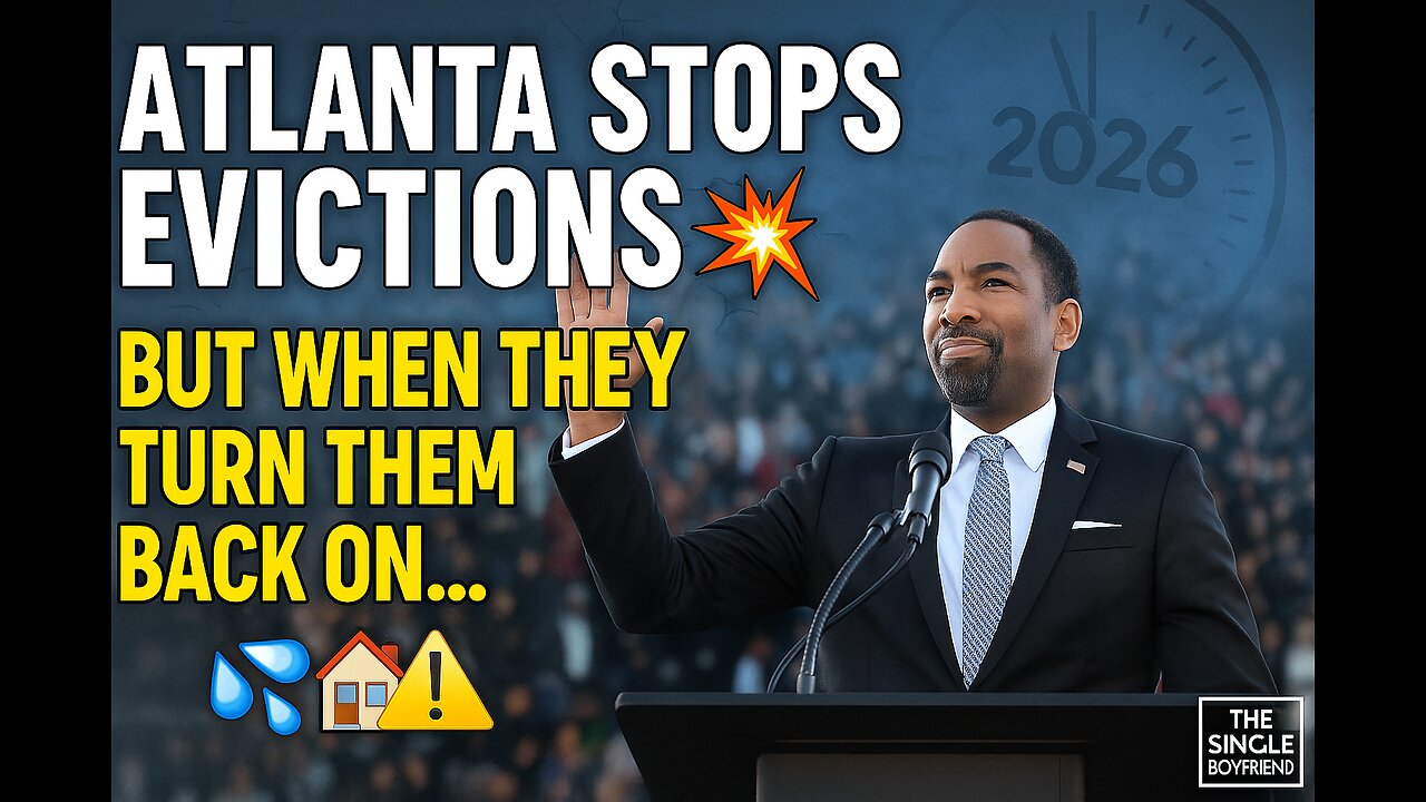 ⚠️ ATLANTA STOPS EVICTIONS & WATER SHUTOFFS — BUT WHEN HE TURNS THEM BACK ON… 😳