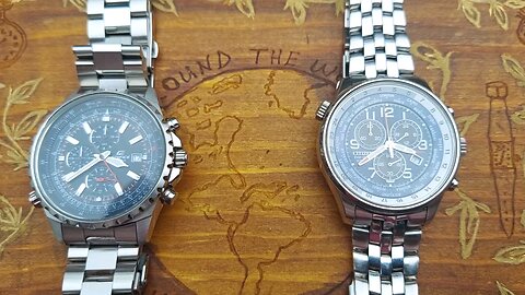 CITIZEN H500 CHRONOGRAPH vs CASIO EDIFICE CHRONOGRAPH WATCH REVIEW