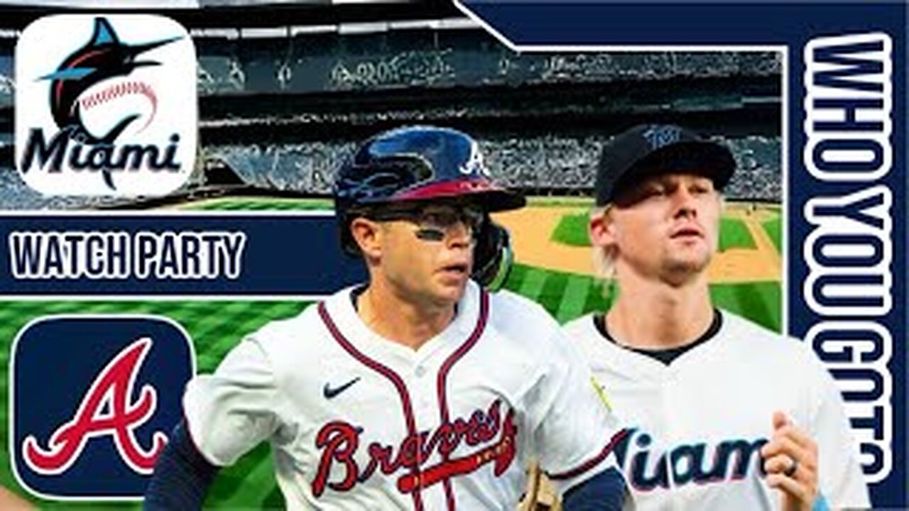 Miami Marlins vs Atlanta Braves | Live Play by Play Stream | 3D Presentation | #mlb 8-9-25 Game ⚾🔥