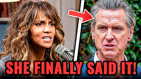 Halle Berry DESTROYS Gavin Newsom On Stage And It Goes VIRAL