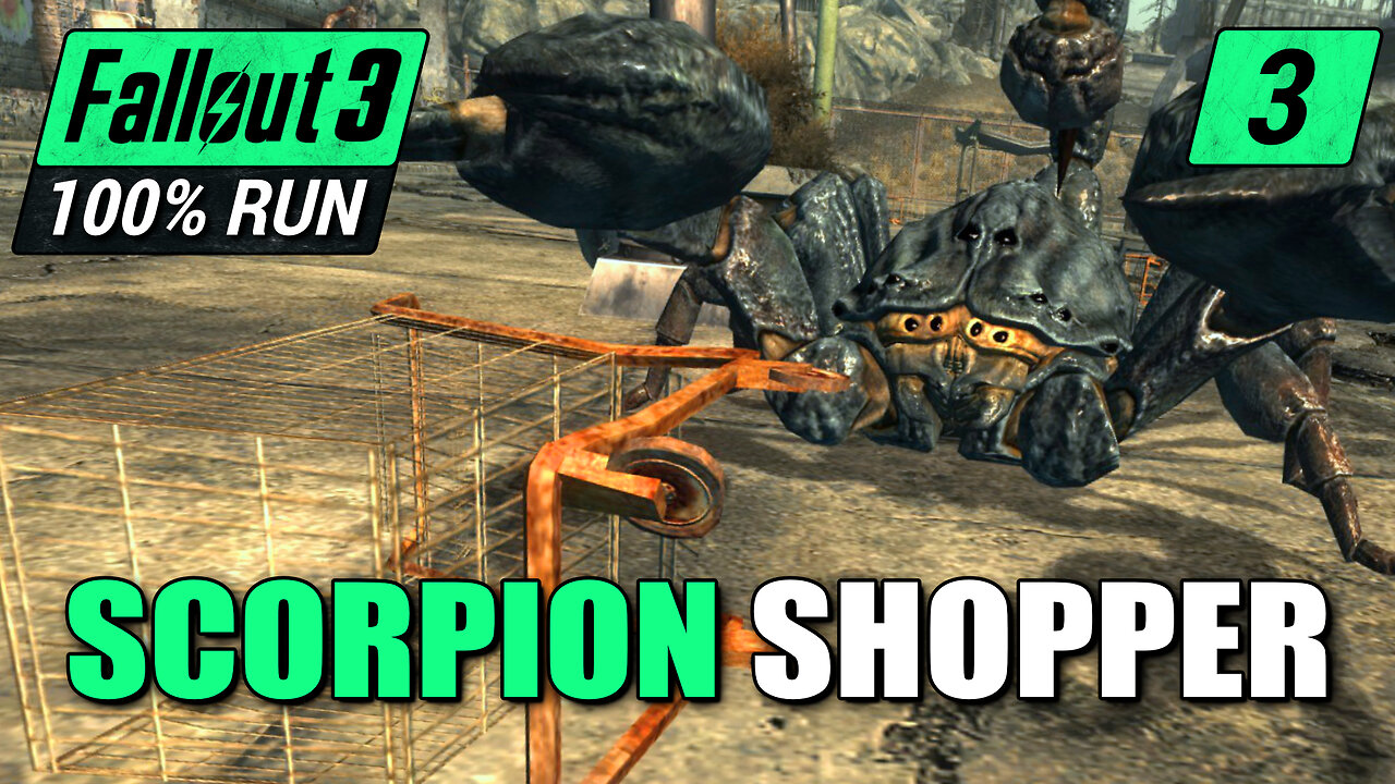 Scorpions, Super Duper Marts and Slaughter | Fallout 3 100% Run | Ep. 3