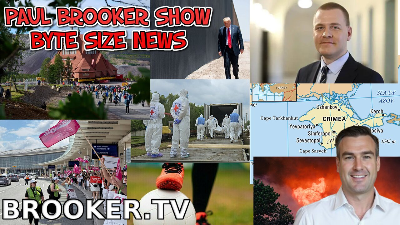 THE PAUL BROOKER SHOW BYTE SIZE NEWS WEDNESDAY 20TH AUGUST