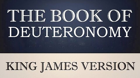 5) The Book of Deuteronomy