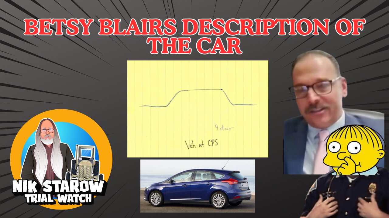 Betsy Blair's description of the car she saw. #Delphi