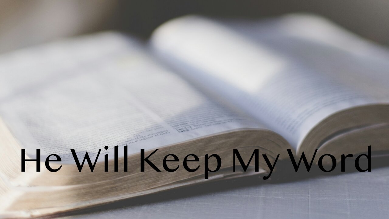 He Will Keep My Word - John 14:23-29 6th Sunday of Easter, May 25, 2025