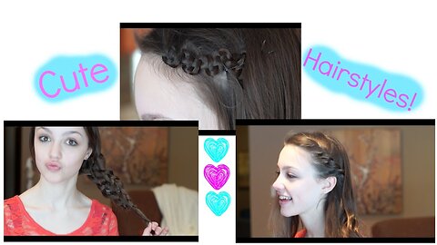 3 SUPER EASY HAIRSTYLES || beautybysyd