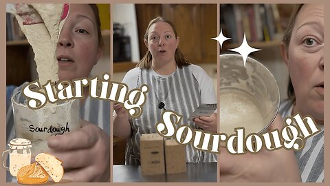 Starting Sourdough from Scratch with the Nutrimill Starter Kit | Fresh Milled Grain Only!