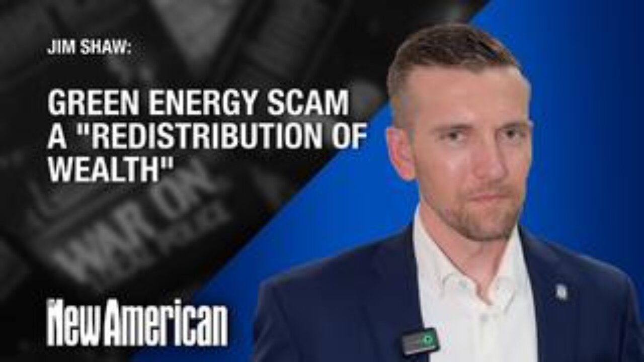 Green Energy Scam a Redistribution of Wealth: Rep. Jim Shaw