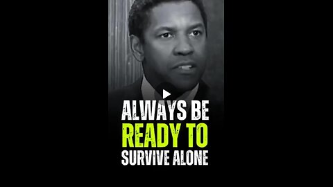 Always be ready Survive Alone 🙏 # Motivational# Inspirational quotes