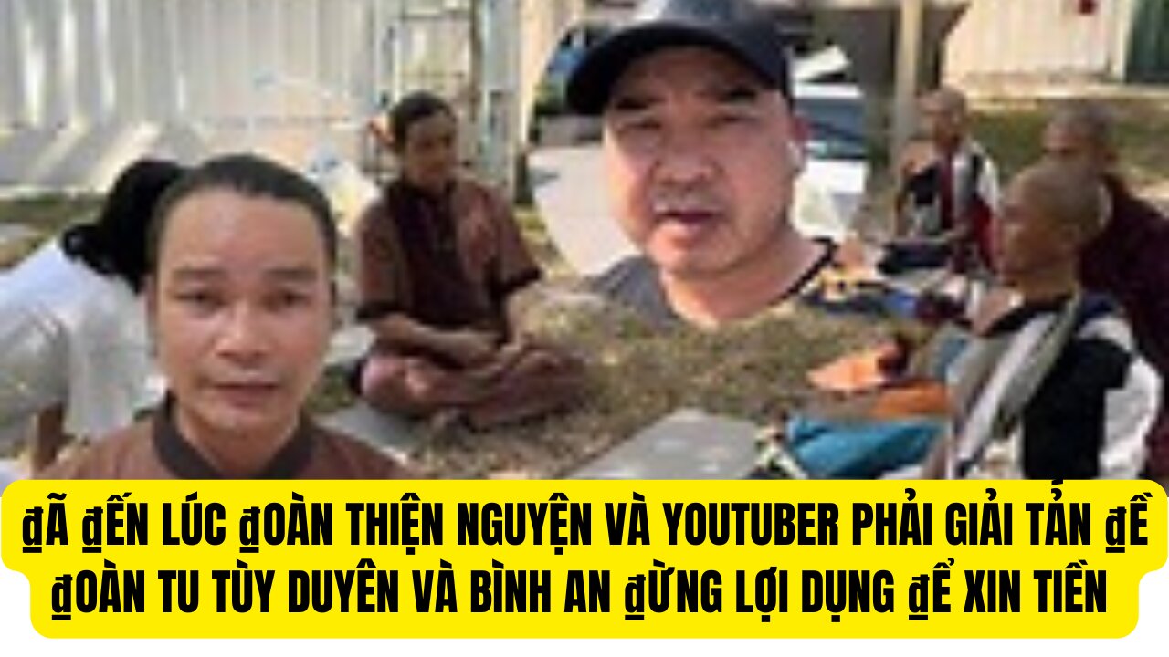 Nhóm Thiện Nguyện Cho Thầy Minh Tuệ Phải Giải Tán Ngay Lúc Này Cho ₫oàn Tu ₫ược Binh An