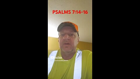 #PSALMS7:14-16 "THE TRAPS OF THE WICKED WILL BACKFIRE ON THEM !"