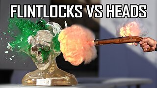 How Powerful are Black Powder Guns?? - Ballistic High-Speed