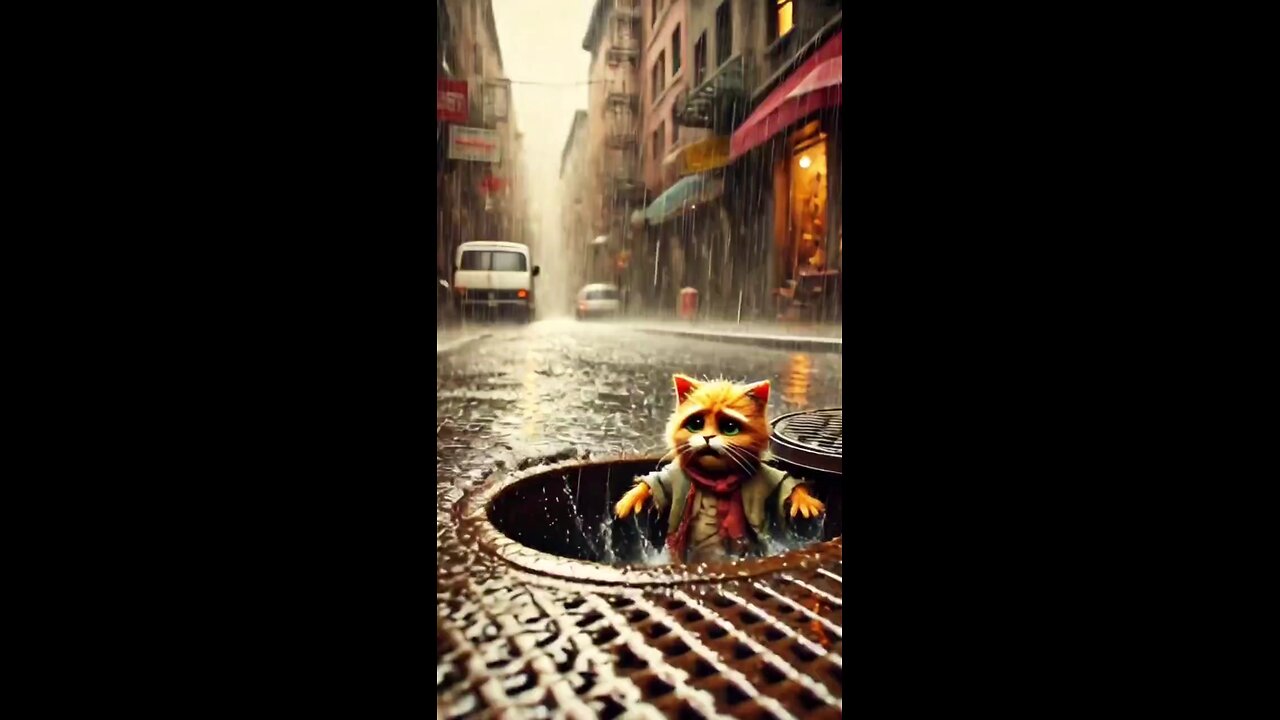 Heartbreaking Moment! Kitty Sinks in Hole - You Won't Believe Who Saves Him!