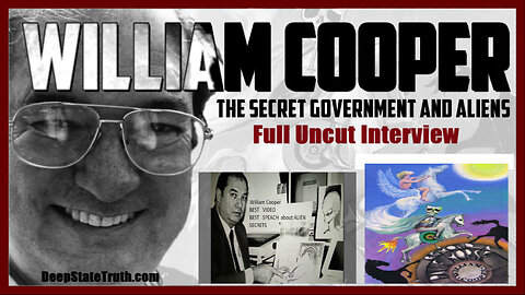 🎬 🎙️ Full and Uncut William 'Bill' Cooper 1992 Interview With CNN
