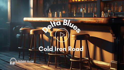 Cold Iron Road – Slide Guitar Delta Blues for Gritty Moods