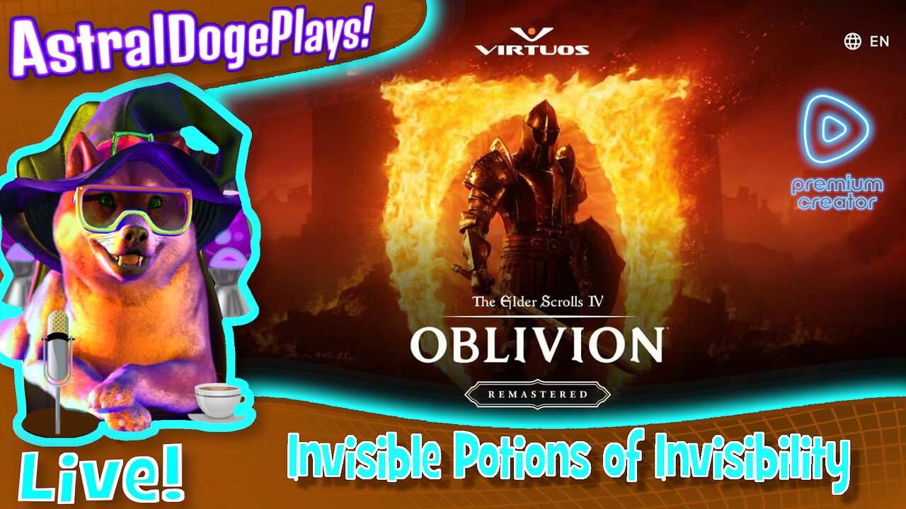 [2ND STREAM] Oblivion Remastered ~LIVE!~ Invisible Potions of Invisibility